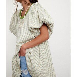 Free People Hudson Pullover Mint Combo XS